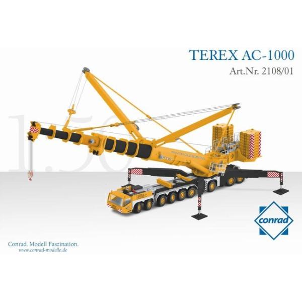 コンラッド製 1/50 DEMAG TEREXクレーン ミニチュア（Demag