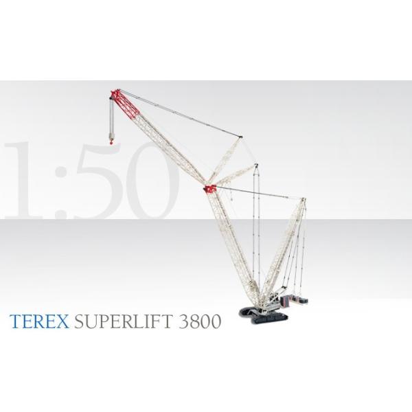 TEREX Superlift 3800 クローラークレーン/CONRAD 1/50 建設機械
