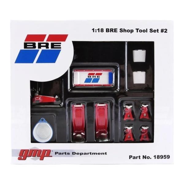 アクセサリー SET OFFICINA GARAGE TOOL BRE/GMP 1/18 : バスクホビー