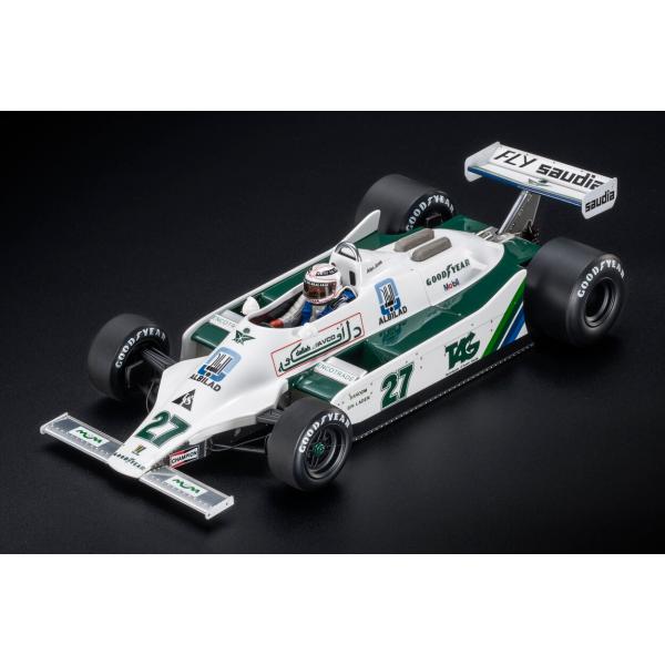 WILLIAMS F1 FW07 FORD N 27 WINNER DUTCH GP フィギュア付き 1979 ALAN JONES - WHITE/GP Replicas 1/18ミニカー