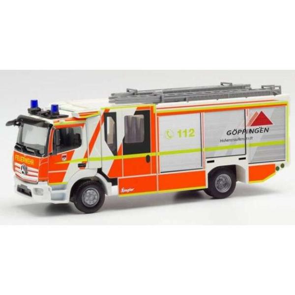 herpa ヘルパ 1/87 Ziegler Z8 空港消防車 Ziegler Z8 airfield fire truck - Die-cast model - Herpa 090094