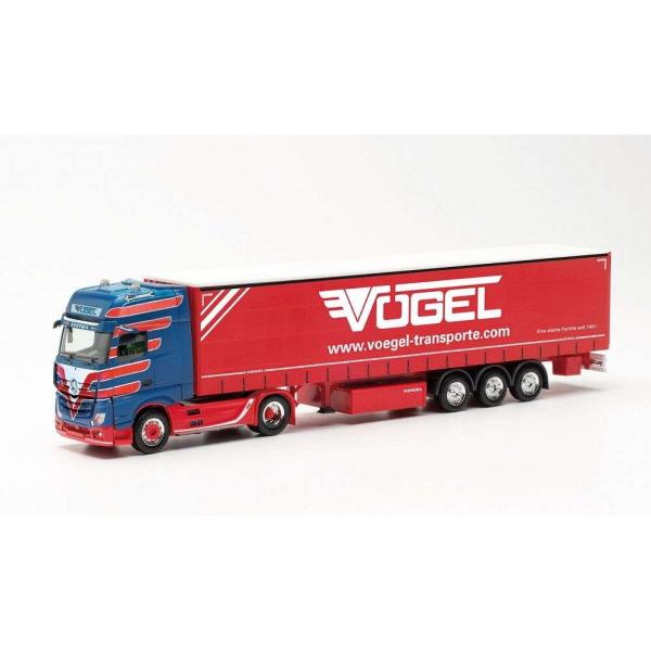 最終値下げ！HERPA ミニチュアトラック セット　他トラック Herpa Vogel Mercedes Benz Actros Gigaspace 18 curtainside セミ