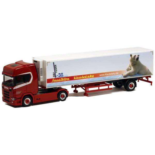 Herpa Kautetzky Spedition Scania CR HD reefer セミトレーラー 5145