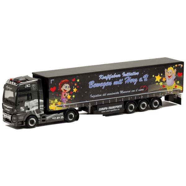 Herpa Rubart Spedition Bewegung mit Herz Edition 2 MAN TG XXL Euro