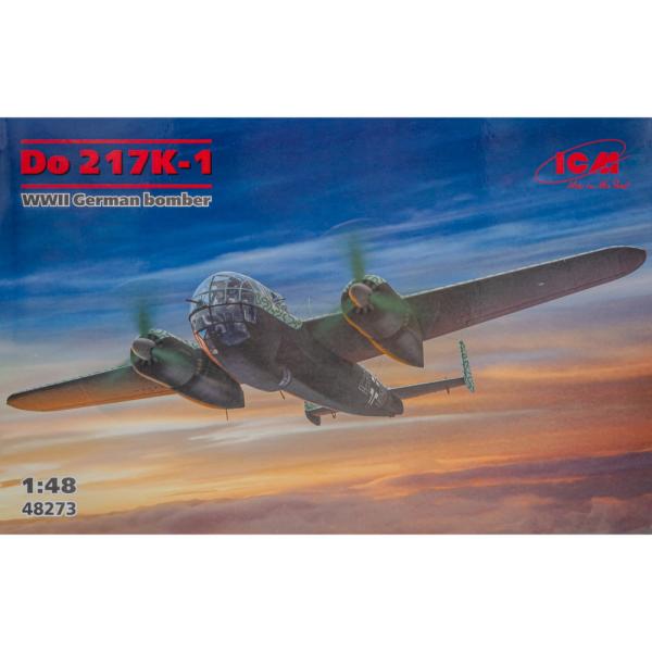 Do 217 K-1 WW II German Bomber モデルキット/ ICM 1/48 模型