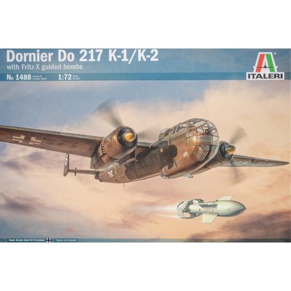 Dornier Do 217K-1 K-2 w Fritz-X モデルキット/ ITALERI 1/72 模型