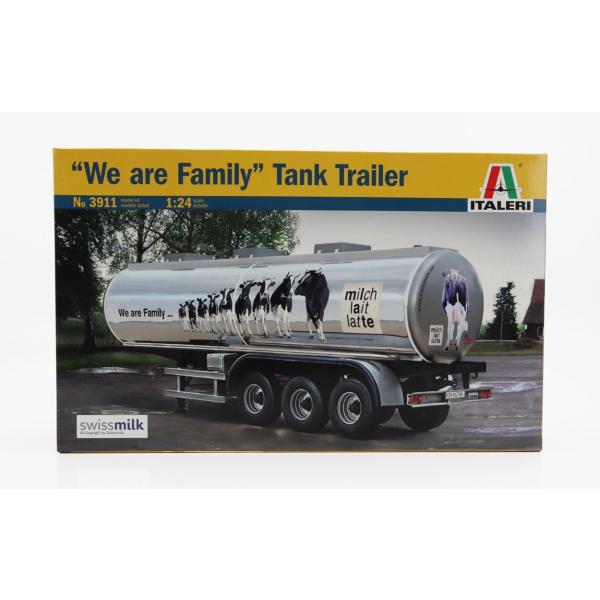 We are Family タンク トレーラー 牛柄デザイン プラモデルキット