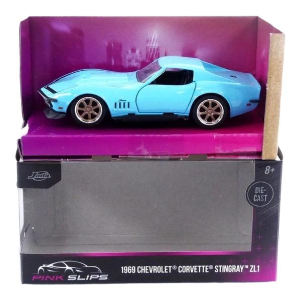 1969 シボレー コルベット スティングレイ ZL1 ブルー ピンク