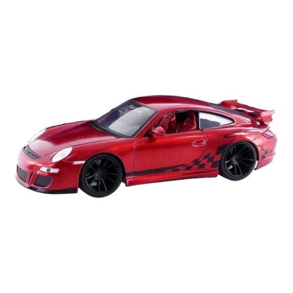 ポルシェ 911 (997) GT3 2009 レッド / Jada Toys 1/24 ミニカー
