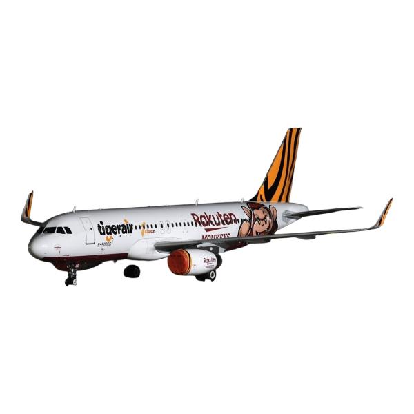 Tigerair Taiwan エアバス A320 楽天モンキーズ特別塗装 B-50006 / JC Wings 1/200 飛行機模型 旅客機