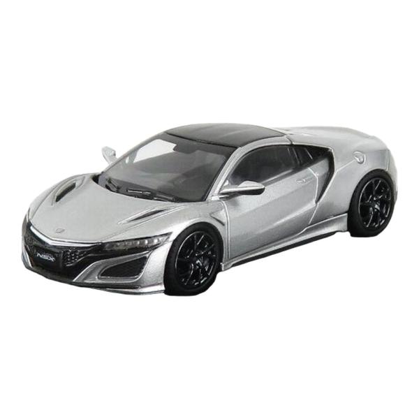 Hondaホンダ NSX 2017 シルバー / LCD 1/64 ミニカー