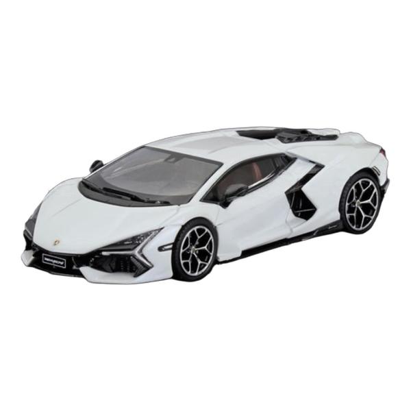 Lamborghiniランボルギーニ Revueltoレヴエルト ハイブリッド 2023 ホワイト / LCD 1/64 ミニカー