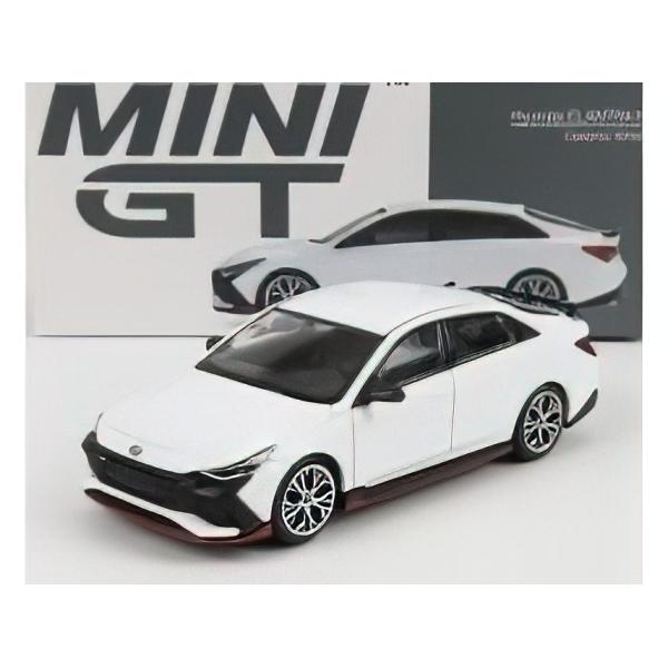 HYUNDAI - ELANTRA N LHD 2021 WHITE /MINI GT 1/64ミニカー : バスク