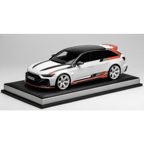 予約】2026年 2023 Audi A6 RS6 GT Avant White/Red/Grey Motorhelix 1