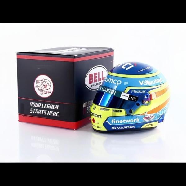 フェルナンド・アロンソ ヘルメット Aston Martin 2025/ MINI HELMET 1
