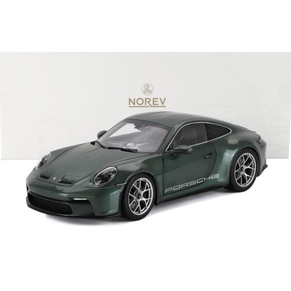 PORSCHE 911 992 S/T クーペ 2023 グリーンメタリック / Norev 1/18