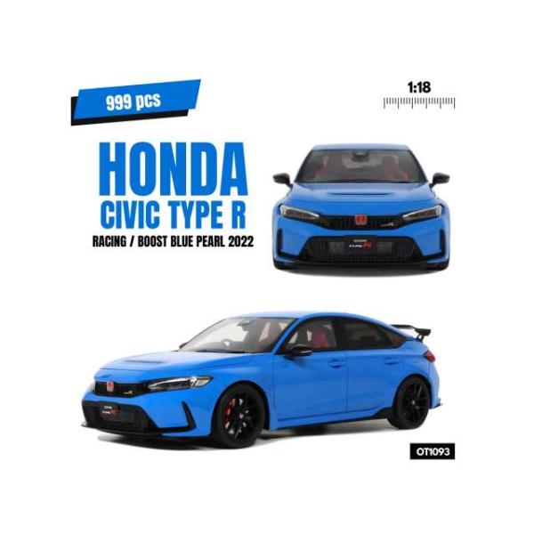 2022 ホンダ シビック タイプR レーシングブルーパール レジンモデル