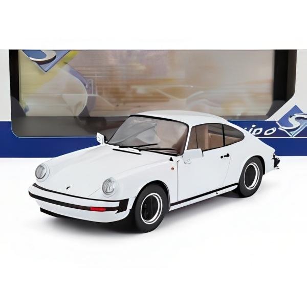 PORSCHE 911 930 3.0L SC クーペ 1974 ホワイト/ SOLIDO 1/18 ミニカー