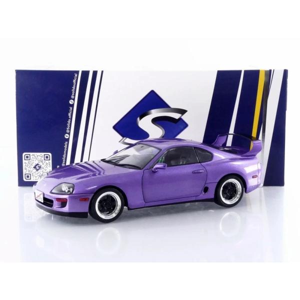 トヨタ スープラ MK4 (A80) 1993 パープル / Solido 1/18 ミニカー