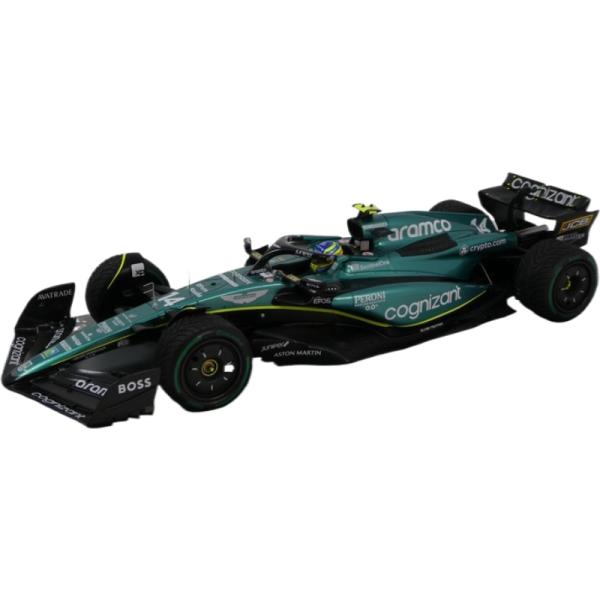 2023 アストンマーティン AMR23 #14 F.アロンソ 2位 Spark 1/18