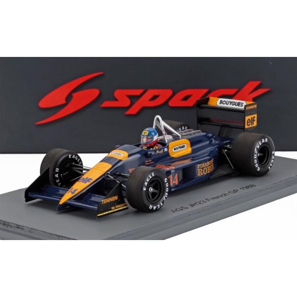 予約】AGS F1 JH23 N14 フランスGP 1988 フィリップストレイフ ブルー