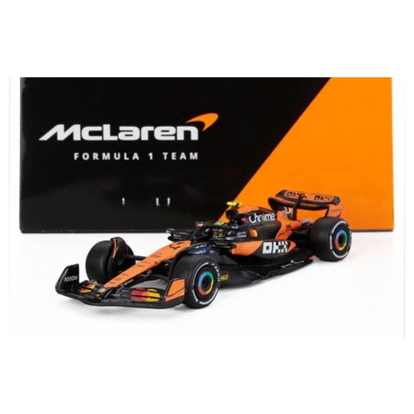 McLAREN F1 MCL38 アブダビGP優勝 2024 ランドノリス オレンジブラック