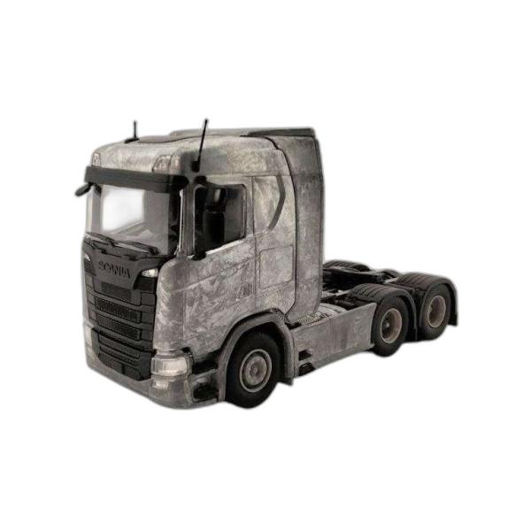 1/50 tekno スカニア s V8 クレーン付き カーゴトレーラー 難