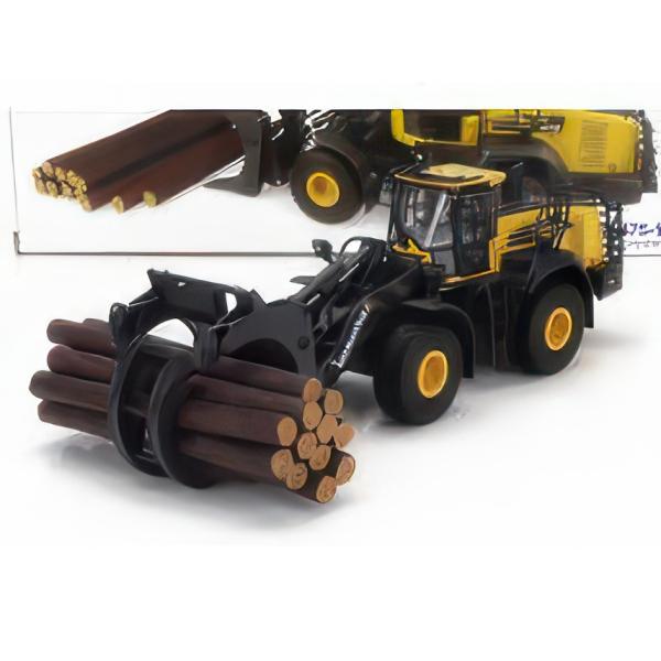 KOMATSU WA475-10 ウッドグラップル付ホイールローダ 黄/黒 1/50 UH