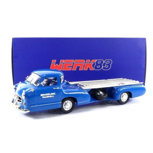 WERK83 1/18 メルセデス トランスポーター ブルーワンダー 1955 Amazon | WERK83 1/18 メルセデス ベンツ レーシングトランスポーター