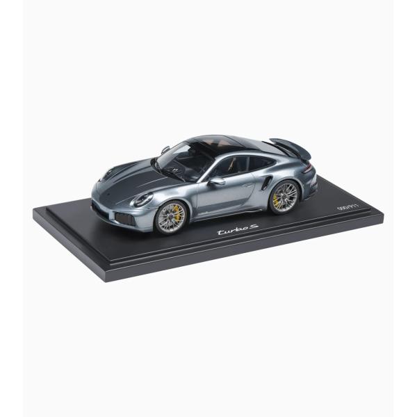 【予約】2027年発売予定 Porsche 911 992.2 ターボS クーペ 2024 バナジウムグレーメタリック Spark 1/18 ミニカー