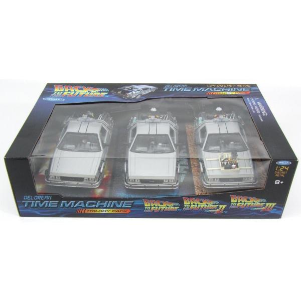 デロリアン タイムマシン 3台セット (バック・トゥ・ザ・フューチャー