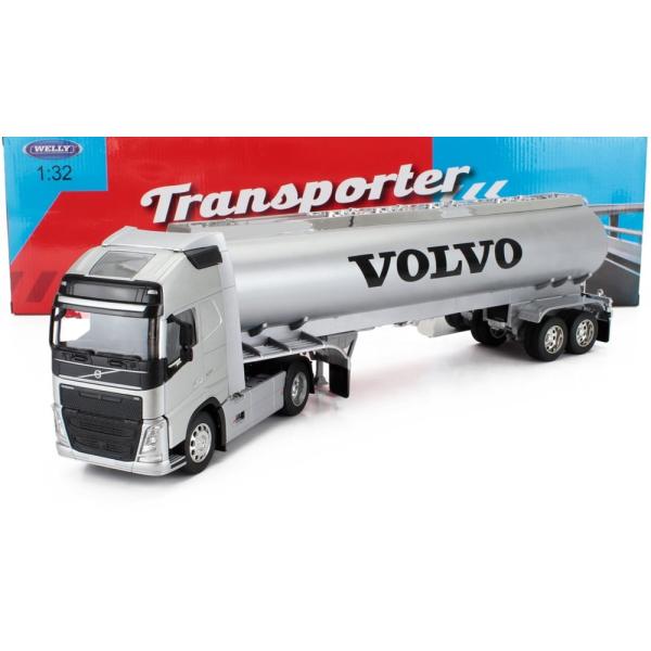 VOLVO FH4 500 タンクローリー 2020 シルバー/ WELLY 1/32 ミニカー