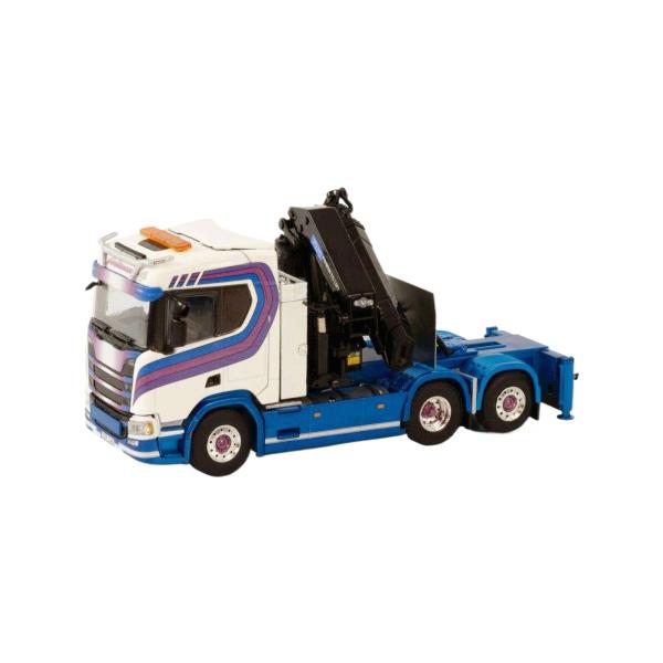 WSI 1/50 SCANIA コンテナ+ Palfinger WSI Scania + Palfinger 'BA-Perssons' by Cranes Etc TV - YouTube