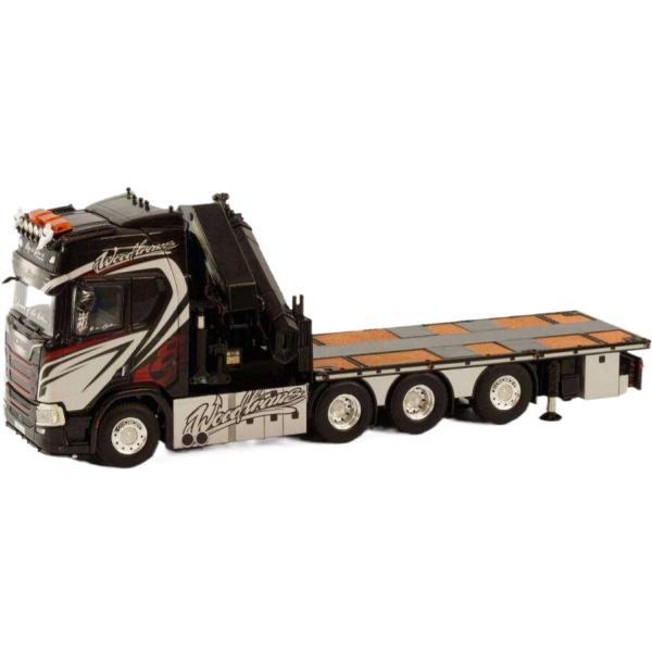 WSI 1/50 Scania 8x4 Lowloader 3ac 軍用 WSI 1/50 Scania CR20H 8x4 + Lowloader 軍用 1:50 Truck Model
