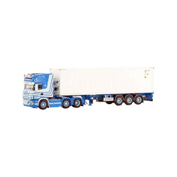 1/50 tekno スカニア S コンテナ20ft コンビトレーラー