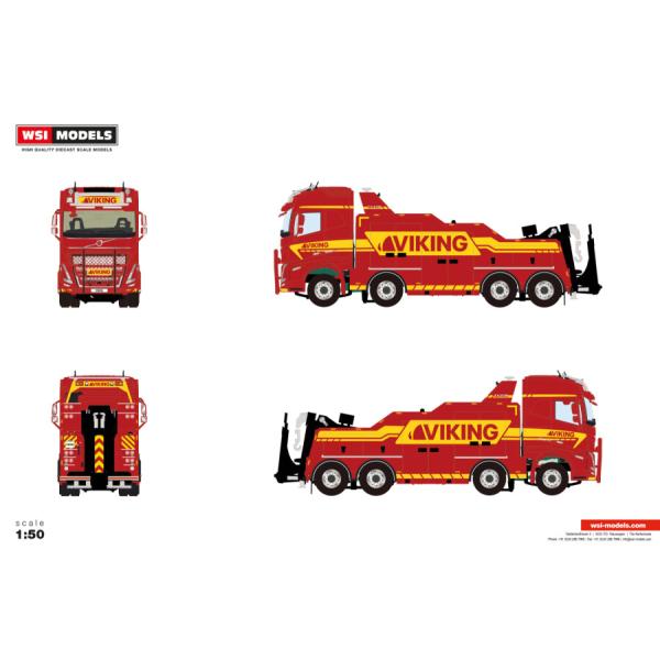 予約】 VIKING SVERIGE VOLVO FH5 GLOBETROTTER FALKOM 8X4 トラック