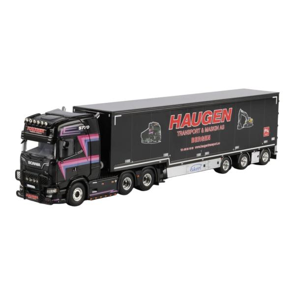 Haugen スカニア S Highline CS20H ボックストレーラー / WSI 1/50