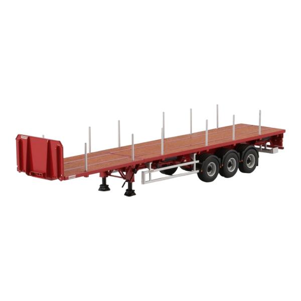 WSI SILVASTI トレーラー ミニカー 1/50 フラットベッドトレーラー 3軸 / WSI 1/50 ミニカー トラック模型