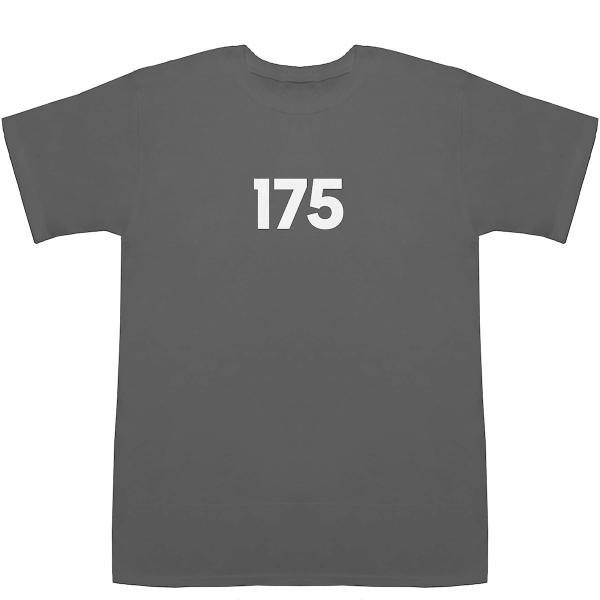 175 T-shirts【Tシャツ】【ティーシャツ】【数字】【年代】【品番