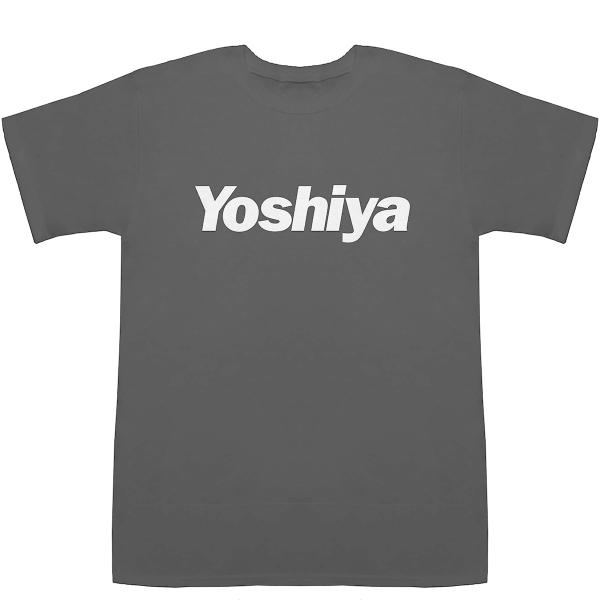 Yoshiya よしや 吉屋 吉谷 義也 愛也 吉弥 T-shirts【Tシャツ】【ティーシャツ】【名前】【なまえ】【苗字】
