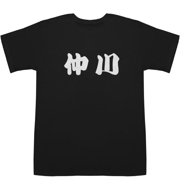 仲川 なかがわ Nakagawa T-shirts【Tシャツ】【ティーシャツ】【名前】【なまえ】【苗...