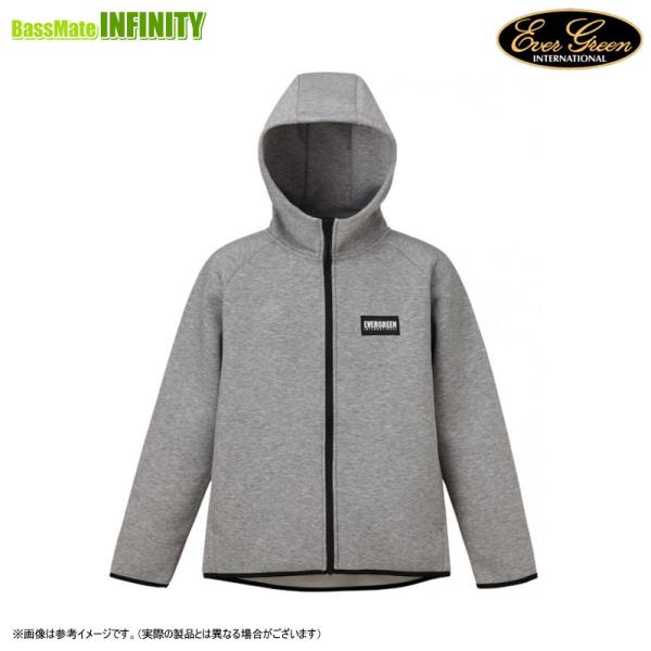 ●エバーグリーン EVERGREEN　EGライトウォームフルジップパーカー (ヘザーグレー) 【bkin】 EverGreen（エバーグリーン） ○エバーグリーン EVERGREEN EGライト