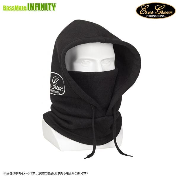 納期:2〜4日予定(土日祝水曜を除く)お取寄せでのご発送頭・顔・首を冬の寒さから守る、「E.G.フードウォーマー」。フェイスマスク・ネックウォーマーとして着用しても◎。■サイズ：フリー■カラー：ブラック