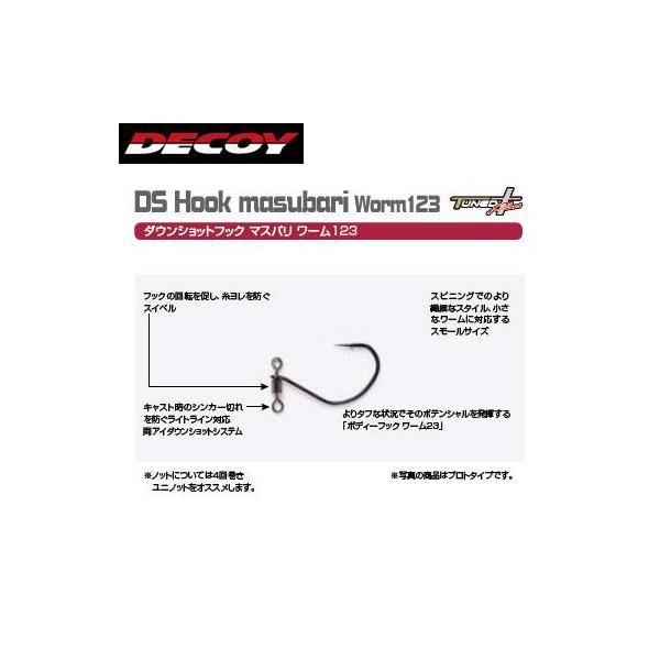 納期:2〜4日予定(土日祝除く)取寄せの場合あり糸ヨレ解消！ダウンショットフックシステム！確実にフックが上を向き、ワーム姿勢は安定、且つフォール時、アクション時のワーム回転を促しつつ、糸ヨレを激減させるダウンショットフックシステムに「ボディ...