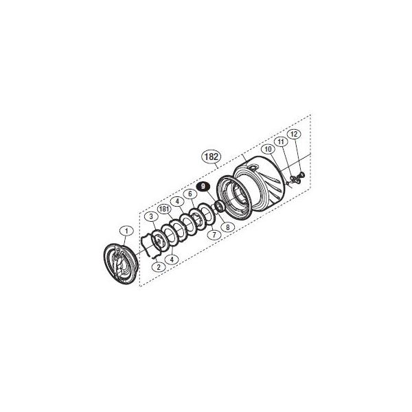 シマノ ○シマノ 14ステラC3000(032447)用 純正標準スプール シマノ ○シマノ 14ステラC3000(032447)用 純正標準スプール