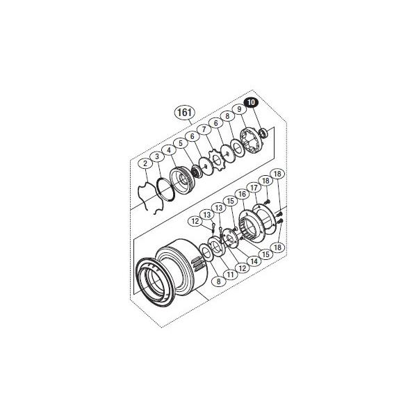 シマノ（SHIMANO） ○シマノ 15 ツインパワーSW 6000PG (033192)用