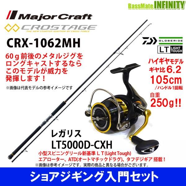 ショアジギング入門セット】○メジャークラフト クロステージ CRX
