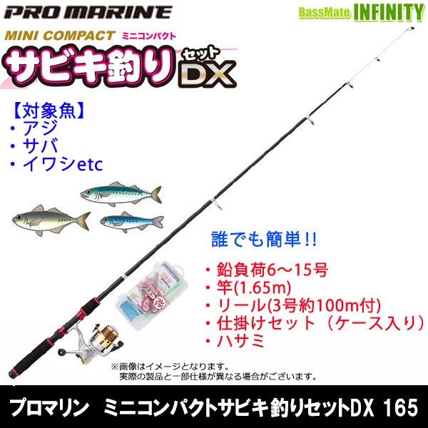 在庫限定56％OFF】プロマリン ミニコンパクト サビキ釣りセットDX 165