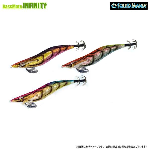 スクイッドマニア ワイルドチェイス3.5号 イカスタイル限定カラー bass-infinity_18878838