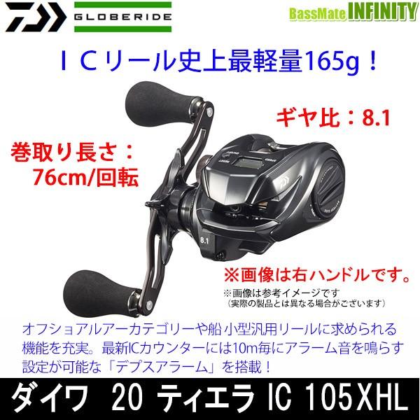 DAIWA(釣り) ○ダイワ 20 ティエラ IC 105XHL (左ハンドル DAIWA(釣り) ○ダイワ 20 ティエラ IC 105XHL (左ハンドル